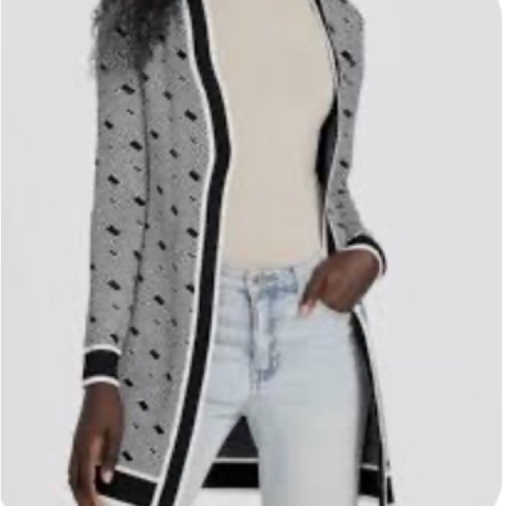 Guess Open Front Cachet Cardigan Sweater